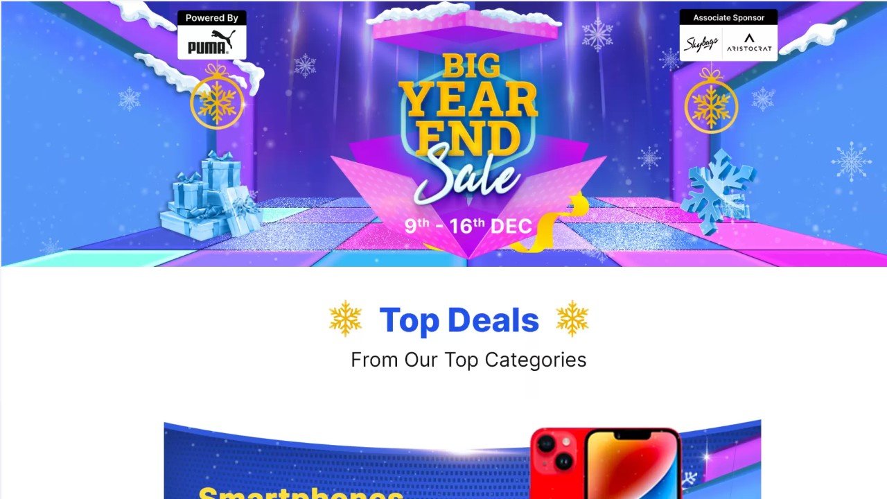 Flipkart Big Year End Sale 2023